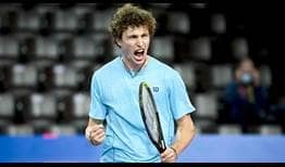 Ugo Humbert is attempting to become the fifth French singles player to win the Open Sud de France.