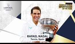Rafael Nadal podría ganar el Premio Laureus a Deportista del año por segunda vez.