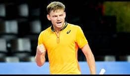 Second seed David Goffin beats seventh seed Lorenzo Sonego on Friday for a place in the Montpellier semi-finals.