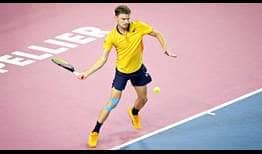 David Goffin owns a 7-3 record at the Open Sud de France in Montpellier.