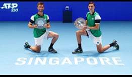 Sander Gille and Joran Vliegen own a 5-0 record in ATP Tour finals.