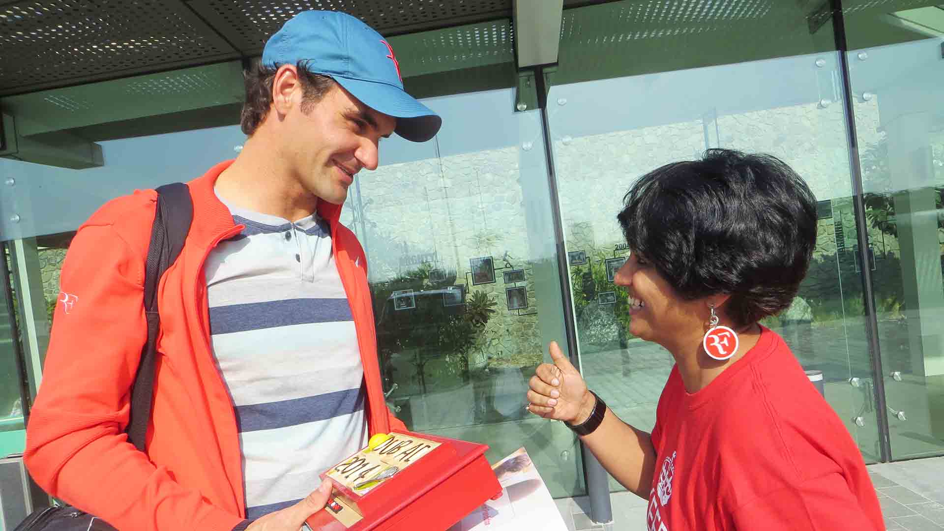 Sunita Sigtia has attended more than 100 <a href='https://www.atptour.com/en/players/roger-federer/f324/overview'>Roger Federer</a> matches around the world.