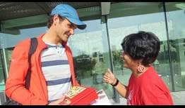 Sunita Sugita has attended more than 100 Roger Federer matches around the world.