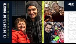 Martine Lessire ha visto jugar a Roger Federer en directo en 44 ocasiones.