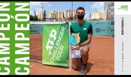 Carlos Gimeno Valero estrenó su palmarés en el ATP Challenger Tour de Gran Canaria-2.
