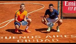 Tomislav Brkic and Nikola Cacic win their first ATP Tour doubles title at the Argentina Open with a victory over fourth seeds Ariel Behar and Gonzalo Escobar in the final.