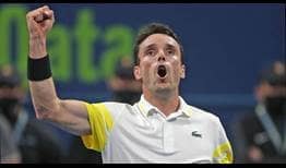 Roberto Bautista Agut takes a 2-1 ATP Head2Head series lead against Reilly Opelka by defeating the American on Monday in Doha.