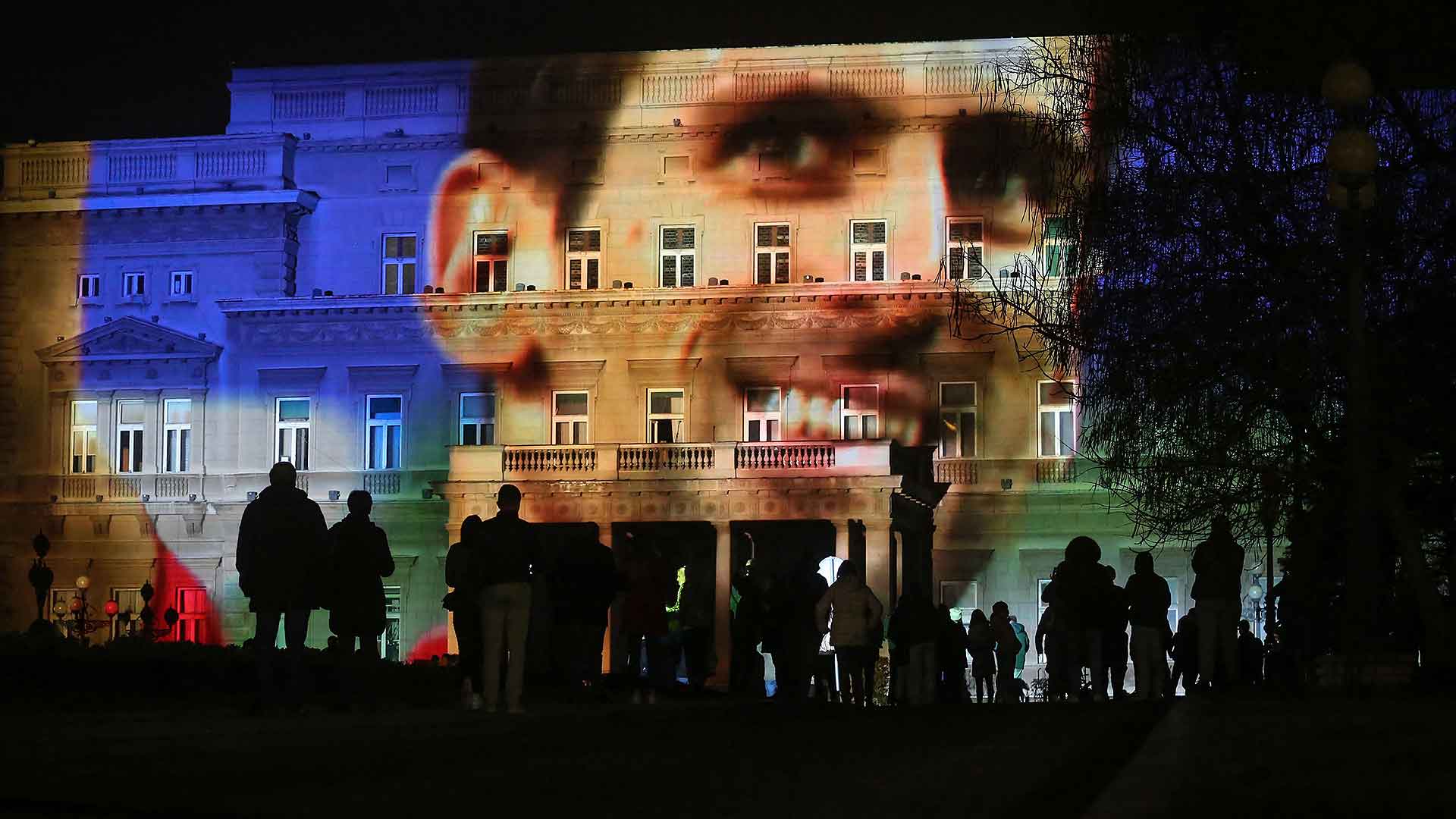 Djokovic celebration in Belgrade