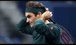 Federer Doha 2021 Wednesday Warm Up