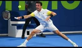 Roberto Bautista Agut beats Andrey Rublev on Friday for a place in the Doha final.