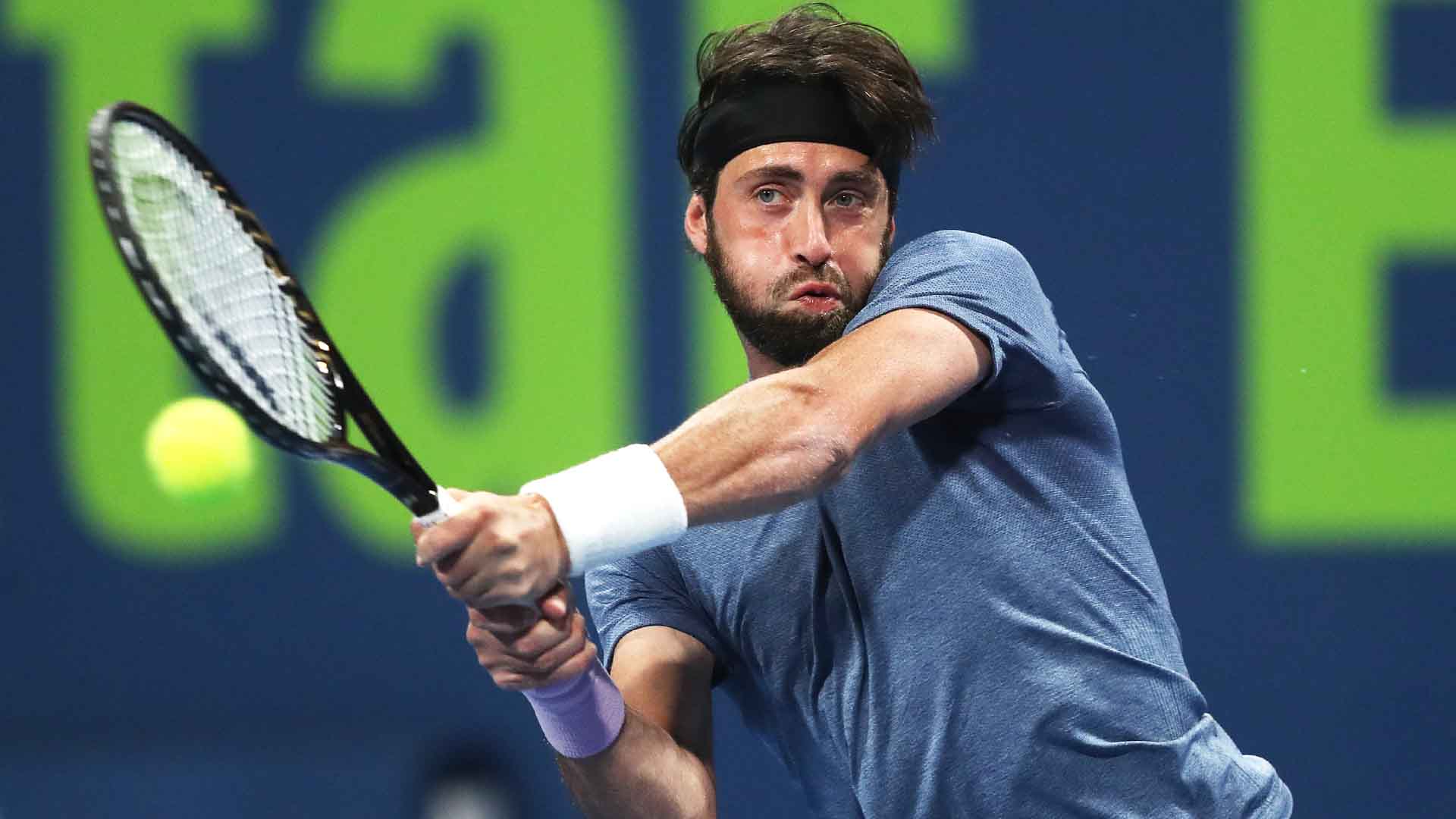 Nikoloz Basilashvili entered Doha on a five-match losing streak.