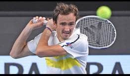 Daniil Medvedev will play Pierre-Hugues Herbert on Sunday in the Marseille final.