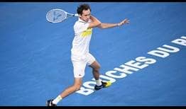 Daniil Medvedev has won all of his ATP Tour titles on hard courts.