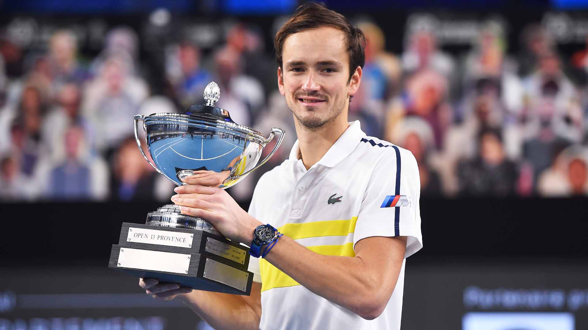 Daniil Medvedev has won six of his 10 ATP Tour titles at indoor events.