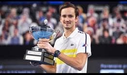 Daniil Medvedev has won six of his 10 ATP Tour titles at indoor events.