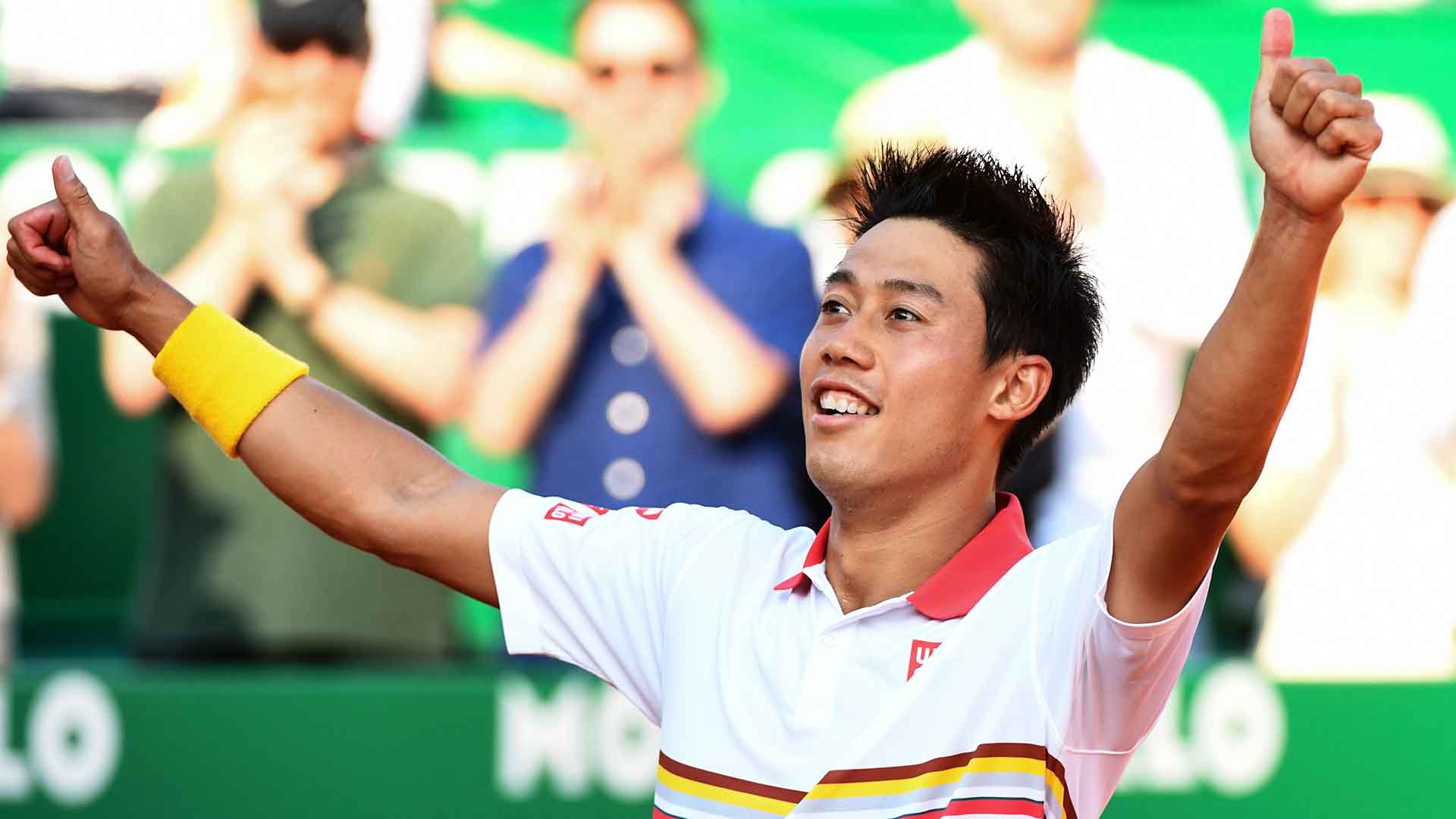 Kei Nishikori won four deciding sets en route to the 2018 Rolex Monte-Carlo Masters final.