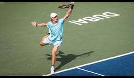 Third seed Denis Shapovalov beats No. 13 seed Hubert Hukracz on Wednesday for a place in the Dubai quarter-finals.