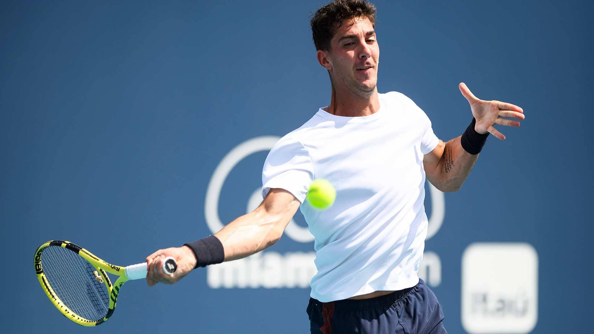 <a href='https://www.atptour.com/en/players/thanasi-kokkinakis/kd46/overview'>Thanasi Kokkinakis</a> is making his third appearance at the Miami Open presented by Itaú.