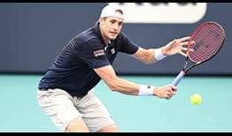 Isner Miami 2021 Day 7 Volley