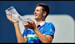 Hubert Hurkacz se convierte en el primer campeón polaco de ATP Masters 1000 en modalidad individual en el Miami Open presented by Itau.