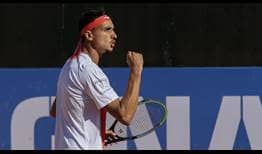 Lorenzo Sonego busca conquistar esta semana en Cagliari su segundo título ATP Tour.