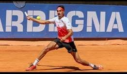 Third seed Lorenzo Sonego beats second seed Taylor Fritz on Saturday for a place in the Cagliari final.