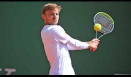David Goffin, the No. 11 seed, is through to his second Monte-Carlo semi-final after beating Daniel Evans on Friday.