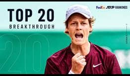 El italiano Jannik Sinner, campeón de las Next Gen ATP Finals 2019, ha irrumpido por primera vez en el Top 20 del FedEx ATP Rankings.