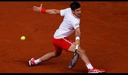 Novak Djokovic vence a Soonwoo Kwon sobre la tierra batida del Serbia Open 2021.