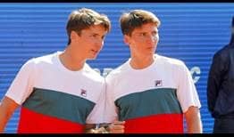 Twin brothers Ivan Sabanov and Matej Sabanov win their first ATP Tour title at the Serbia Open.