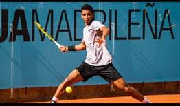 Auger-Aliassime Madrid 2021 Practice Forehand