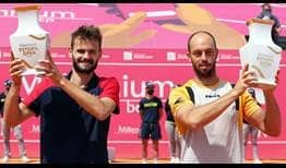 Hugo Nys and Tim Puetz claimed Match Tie-break wins in their final two matches of the week at the Millennium Estoril Open.