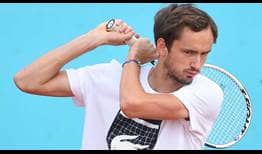 Daniil Medvedev es el segundo cabeza de serie esta semana en Madrid, donde está buscando su primera victoria.
