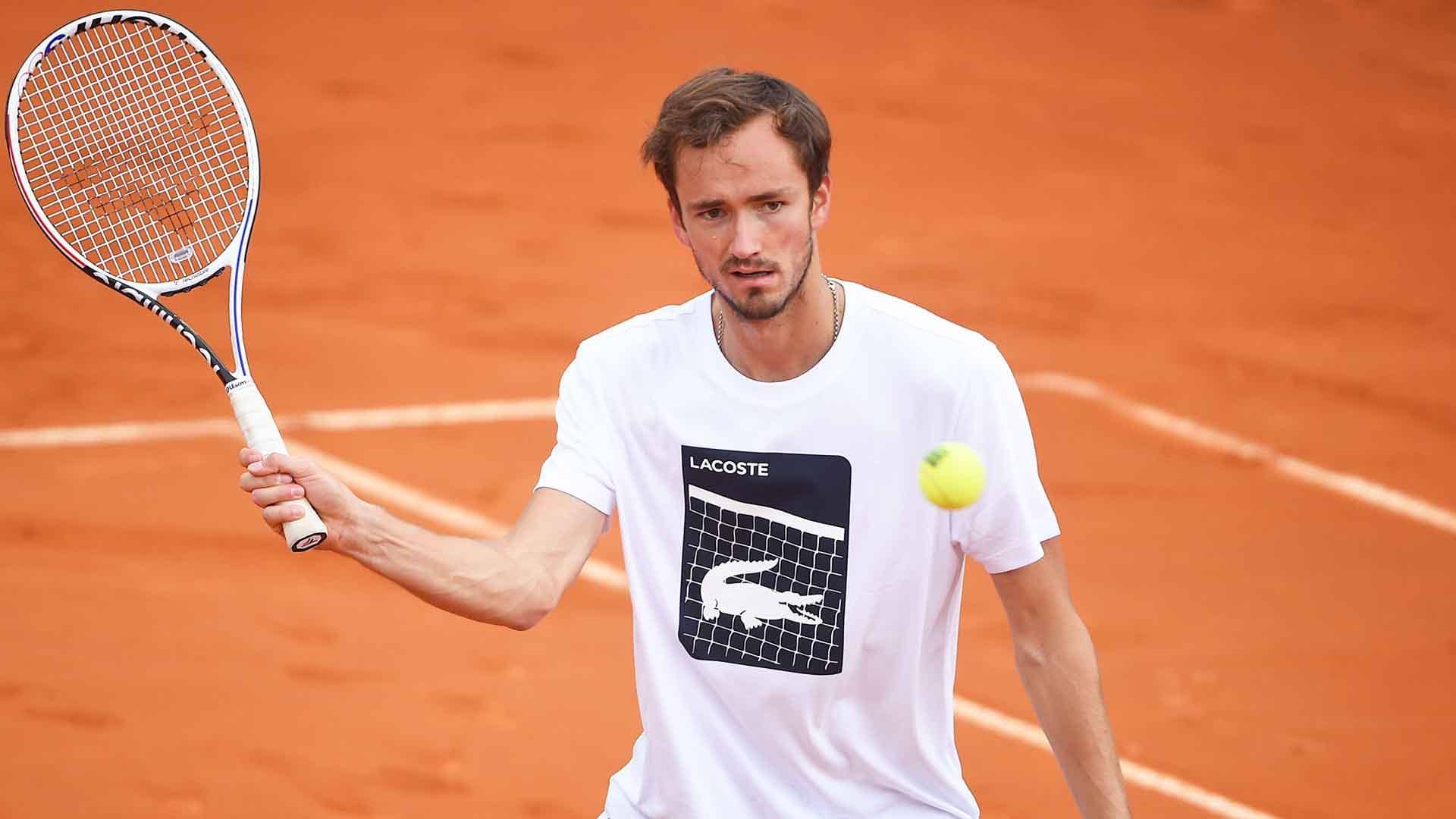 Second seed Daniil Medvedev will play his first clay-court match of 2021 at...