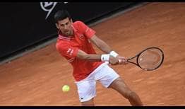 Novak Djokovic busca esta semana su sexto título del Internazionali BNL d'Italia.