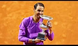 Nadal Trophy Bite Rome 2021