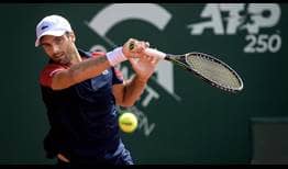 Pablo Andújar se enfrentará a Roger Federer por primera vez en su carrera este martes en Ginebra.