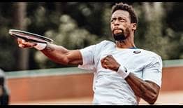 Gael Monfils defeats Thiago Seyboth Wild for his first win since February 2020.
