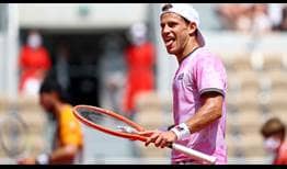 Diego Schwartzman perseguía la tercera clasificación de su carrera a los cuartos de final de Roland Garros.