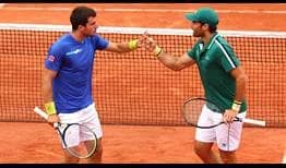 Pablo Andújar y Pedro Martínez se presentaron este lunes en semifinales de Roland Garros.