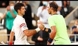 Novak Djokovic takes a 30-28 ATP Head2Head lead against Rafael Nadal by beating the Spaniard in four sets in the semi-finals of 2021 Roland Garros.