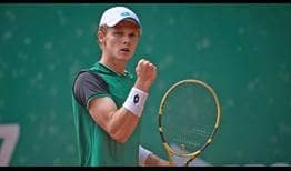 Jesper de Jong claims his maiden ATP Challenger Tour title in Almaty, Kazakhstan.