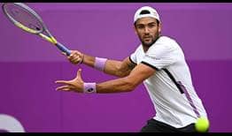Matteo Berrettini is in seventh position in the FedEx ATP Race To Turin