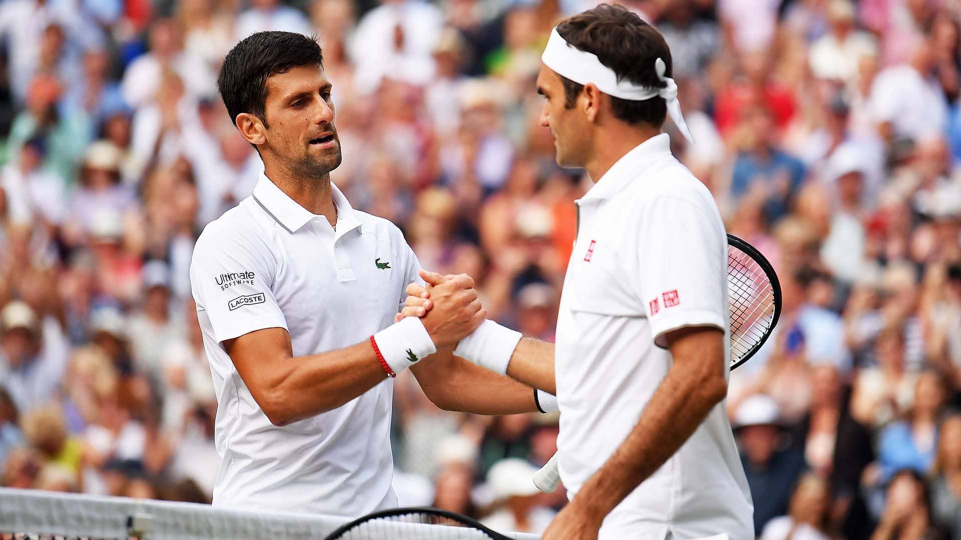 Novak Djokovic y Roger Federer jugaron la final de la última edición de Wimbledon (2019).