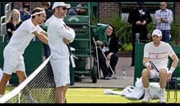 Murray Federer Wimbledon Practice Friday 2021 1