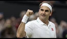 Roger Federer buscará este miércoles su 14ª semifinal individual de Wimbledon.