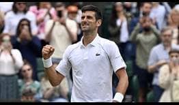 Novak Djokovic buscará este viernes su séptima final individual en Wimbledon.