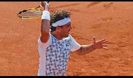Marco Cecchinato levels his ATP Head2Head series with Richard Gasquet at 1-1 with a win on Monday in Bastad.