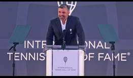 Goran Ivanisevic is the first Croatian to earn induction into the International Tennis Hall of Fame.