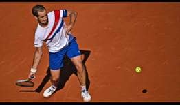 Richard Gasquet saves seven of the 10 break points he faces against Daniel Altmaier to reach the Umag final.